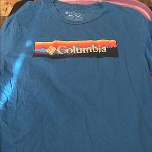 Columbia Men's Blue Scenic Graphic Tee